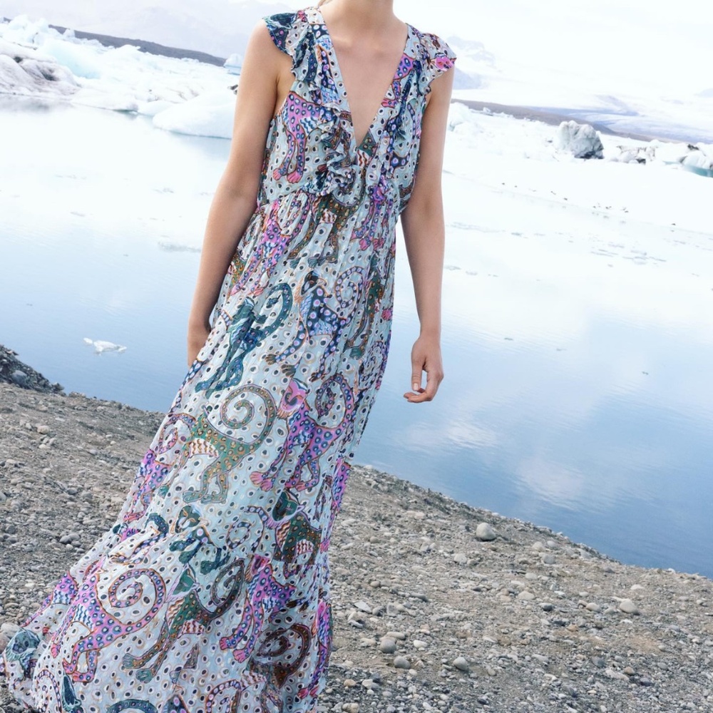 Colorful maxi dress